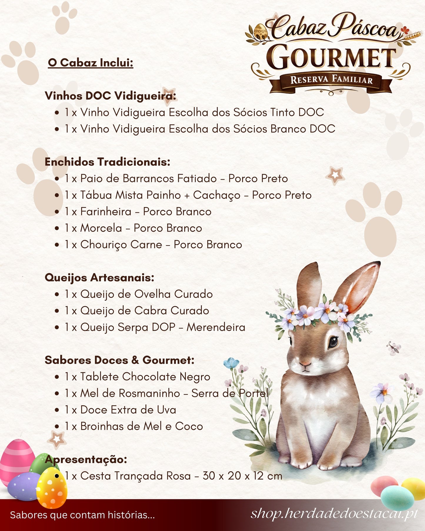 Páscoa Gourmet - Reserva Familiar