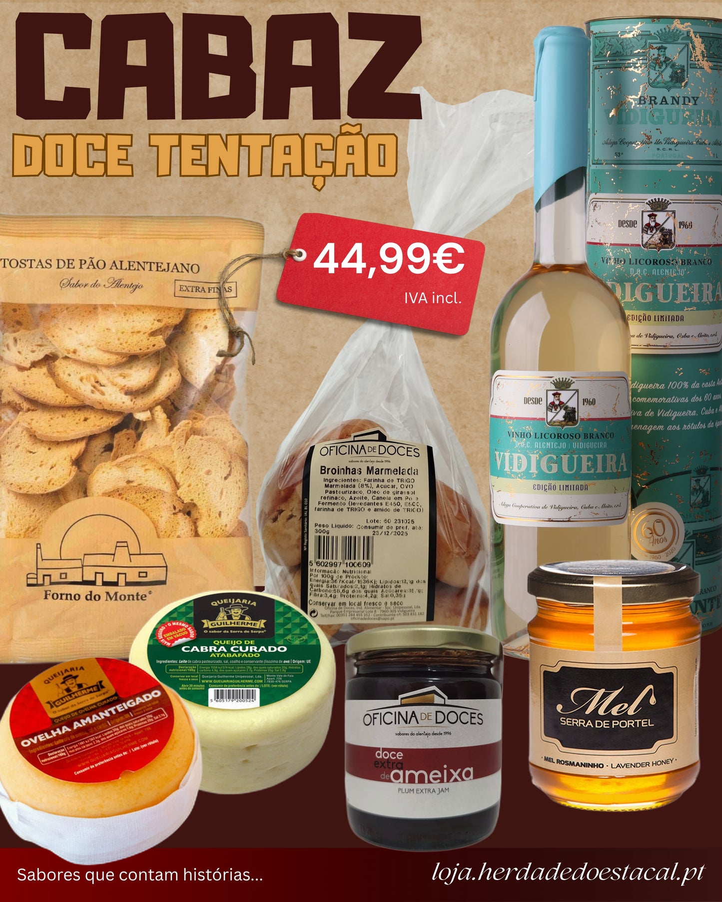 Cabaz Gourmet - Doce Tentação