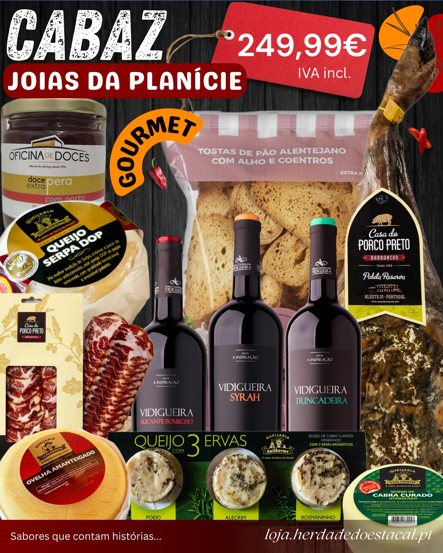 Cabaz Gourmet - Joias da Planície