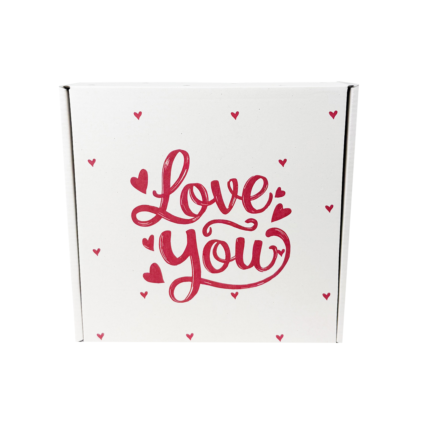 Caixa Cartão Branca - Love You - 20x20x7cm