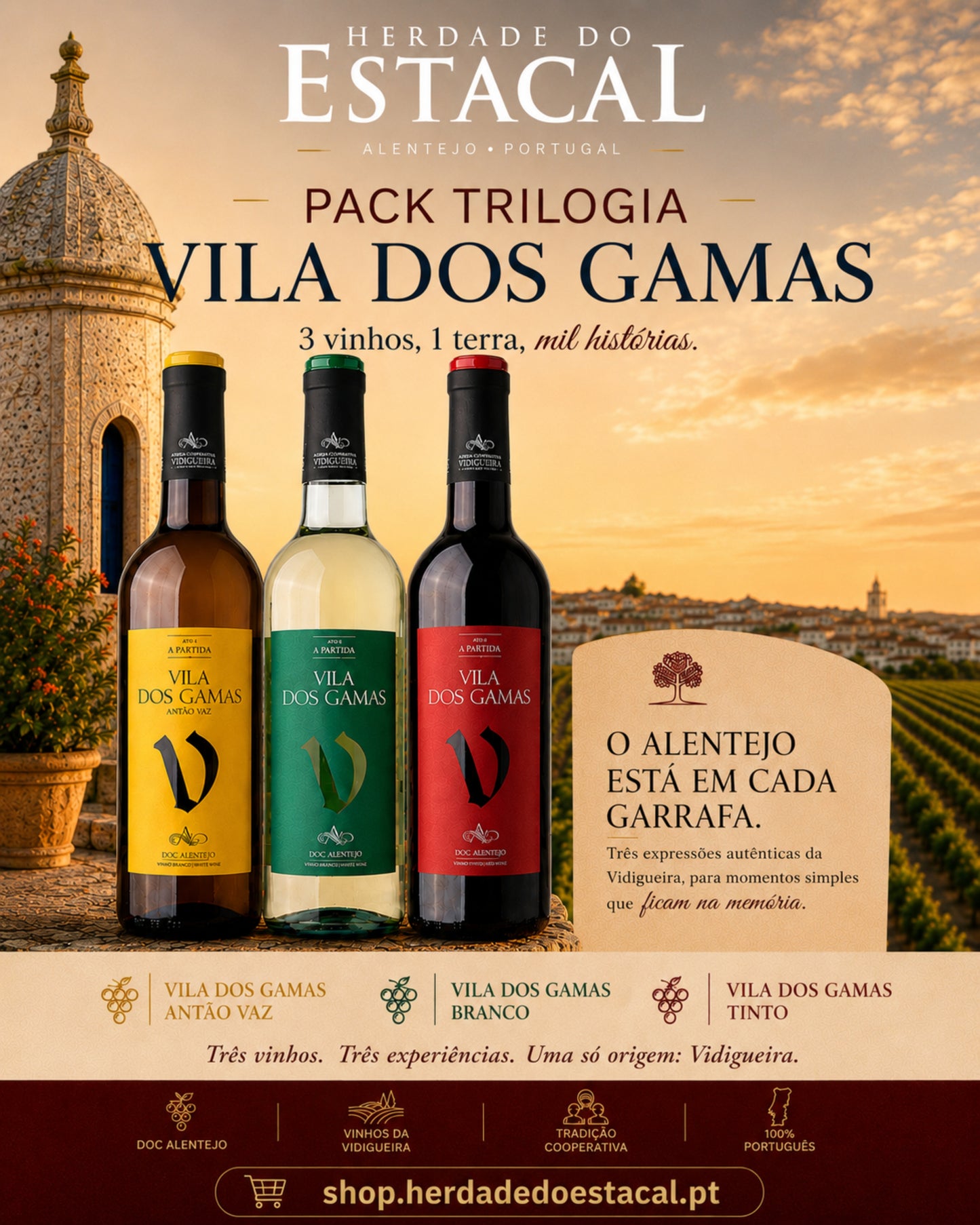 Pack Trilogie Vila dos Gamas