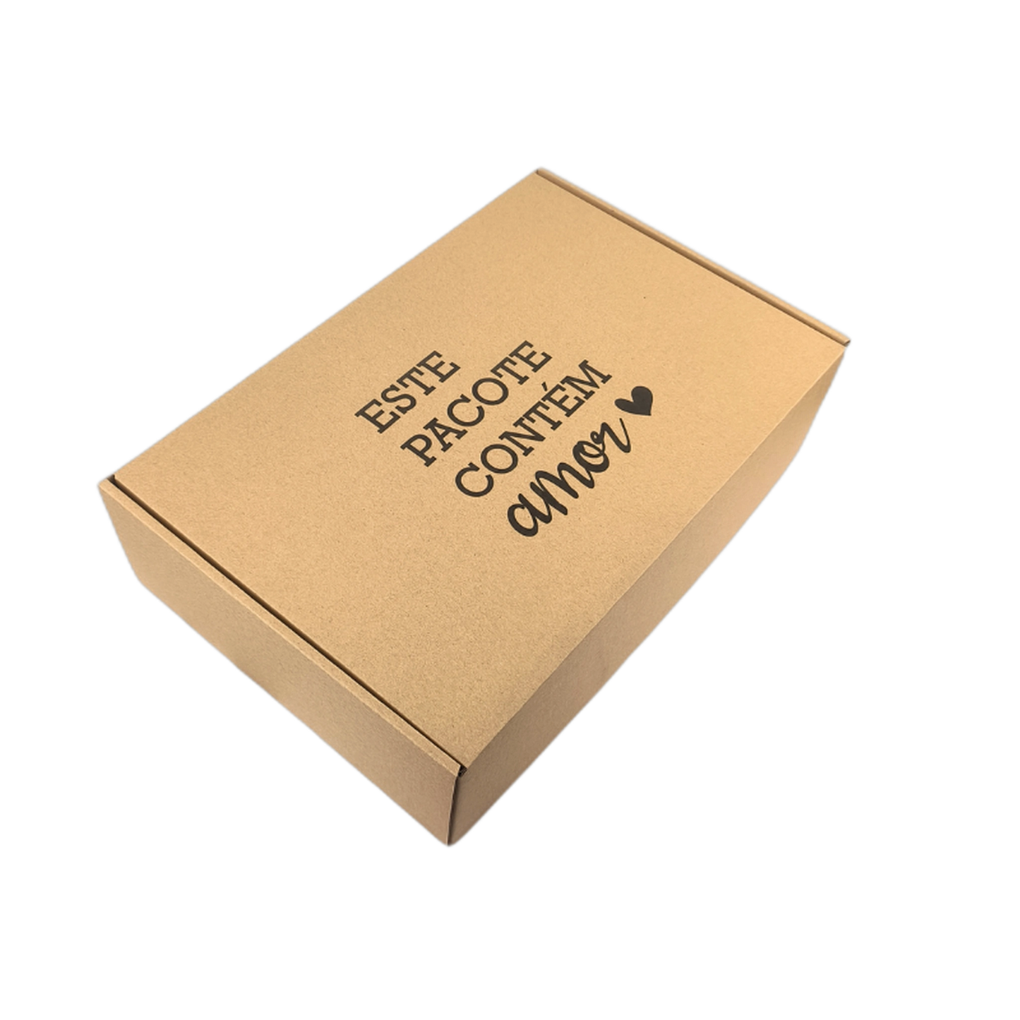 Caixa Cartão - Padrão Amor - 30x20x8cm