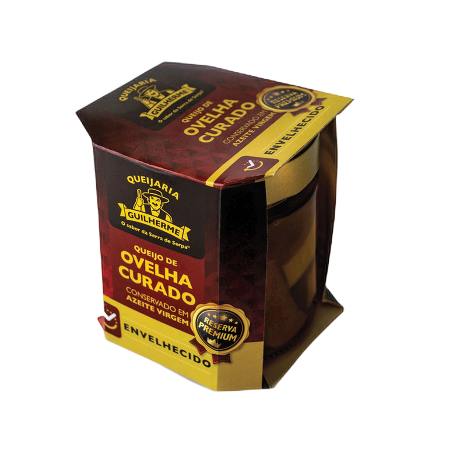 Queijo de Ovelha Curado - Reserva Premium - Conservado em Azeite - 180gr