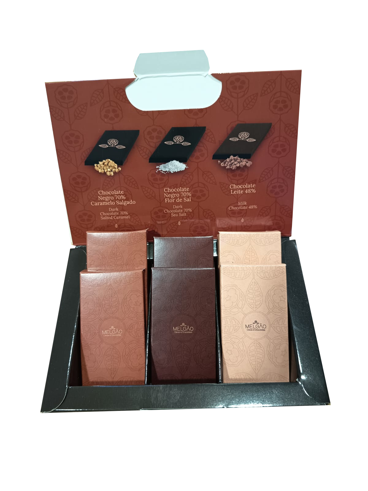 Caixa de Tabletes de Chocolate - 6 x 10g - imagem do produto