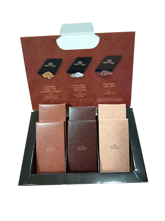 Caixa de Tabletes de Chocolate - 6 x 10g