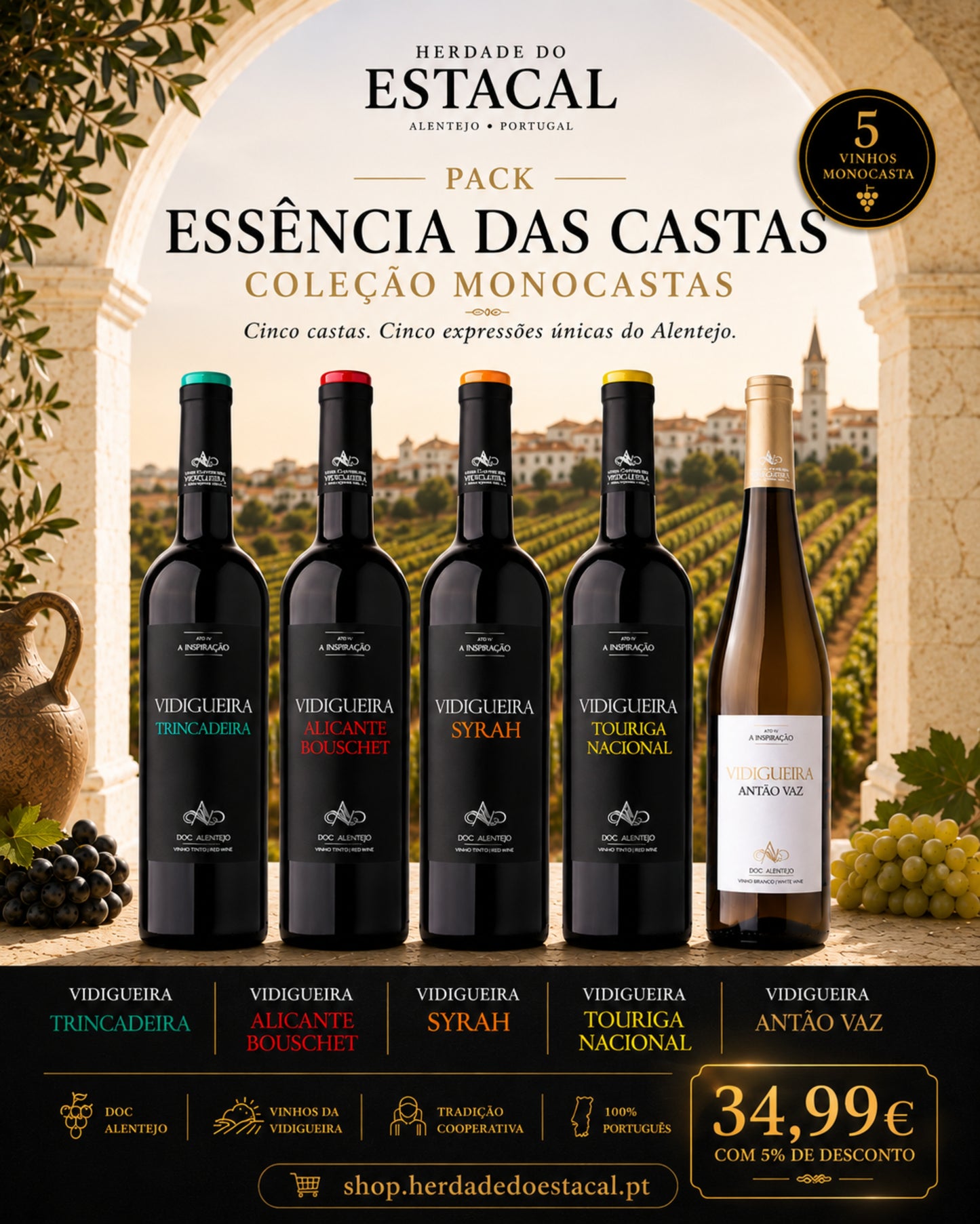 Pack Essência das Castas - Coleção Monocastas