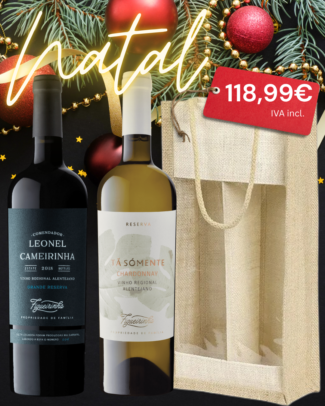 Pack Oferta Natal - Comendador & Tã Sómente