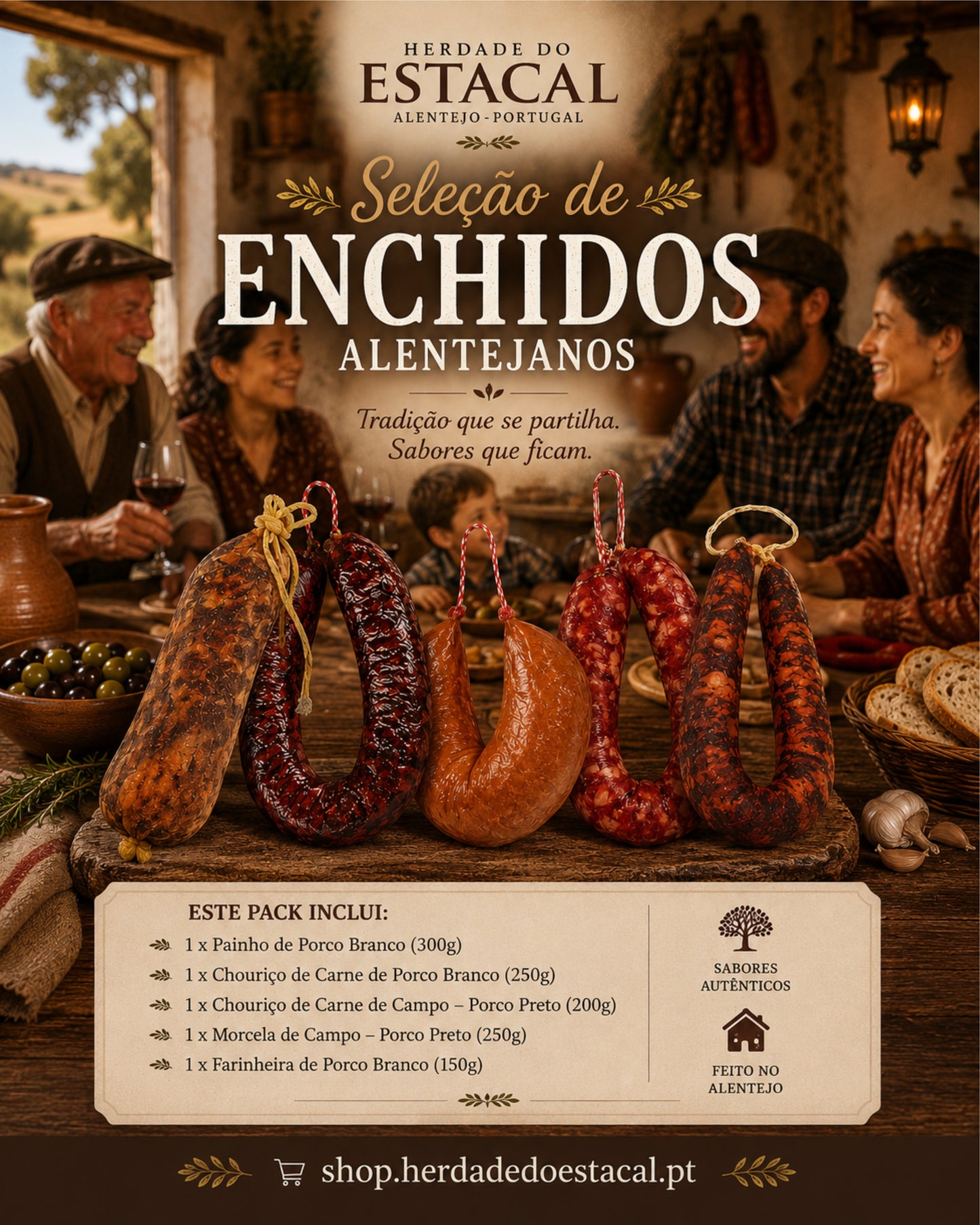 Seleção de Enchidos Alentejanos