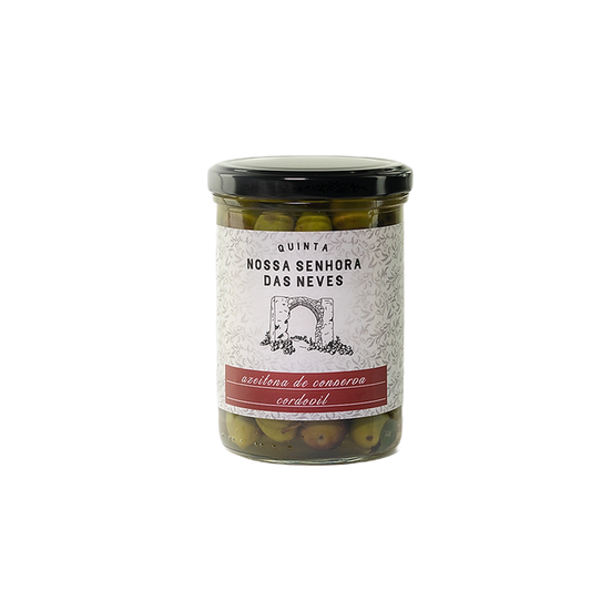 Azeitona Cordovil Com Sal, Oregãos e Louro - Conserva - 435g