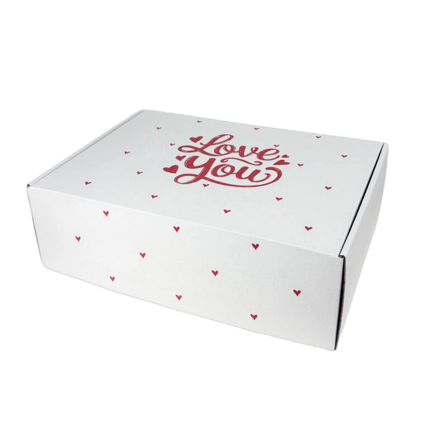 Caixa Cartão Branca - Love You - 37x27x12cm