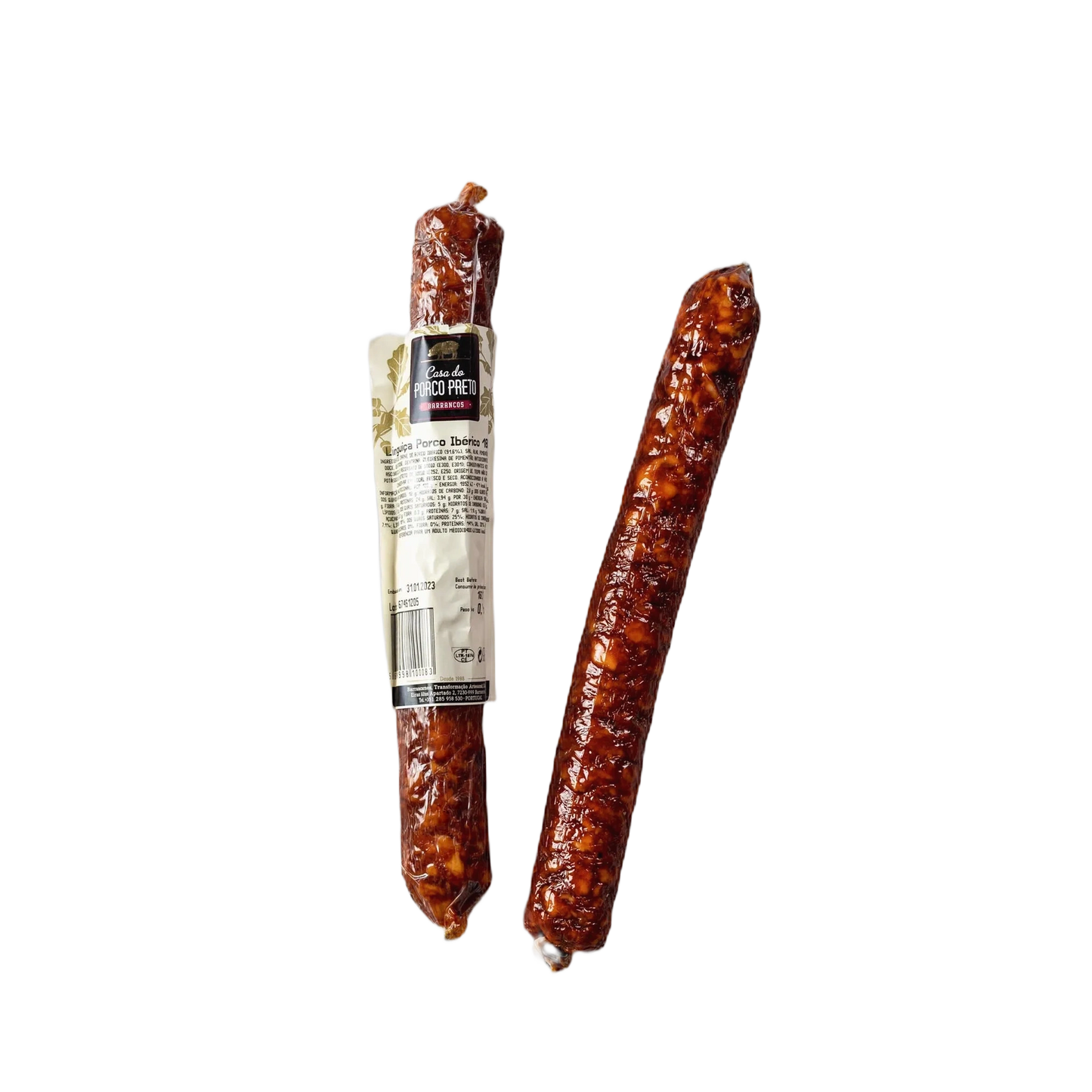 Thin Sausage from Barrancos - Black Pig - 180 g