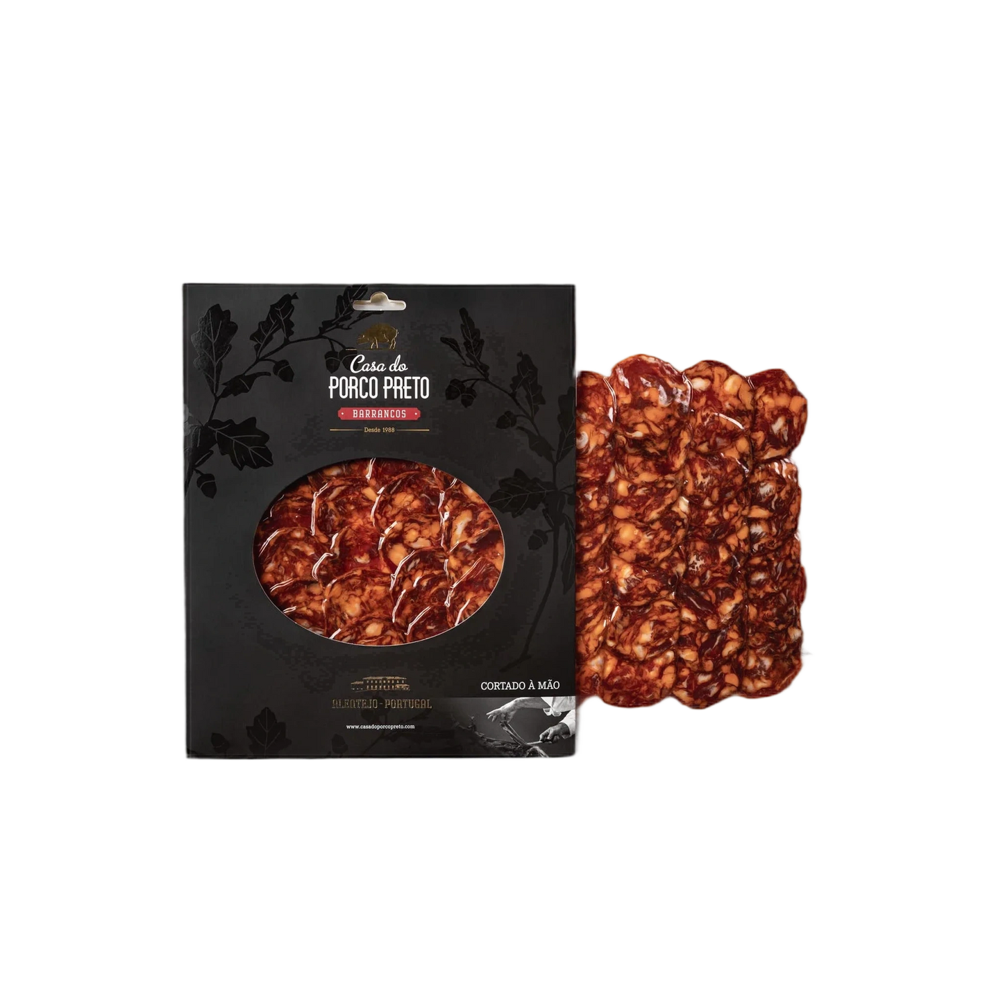 Paio de Barrancos – Porco Preto - Cortado à Mão - 100 g