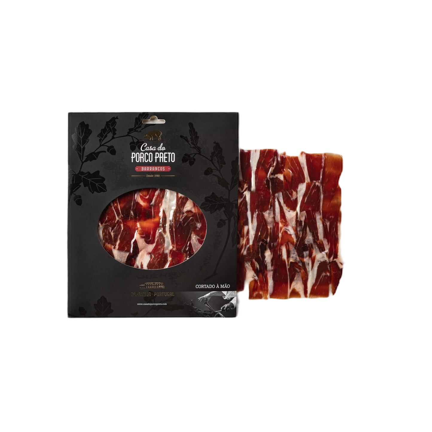 Presunto de Barrancos Bolota – Porco Preto - Cortado à Mão 100 g
