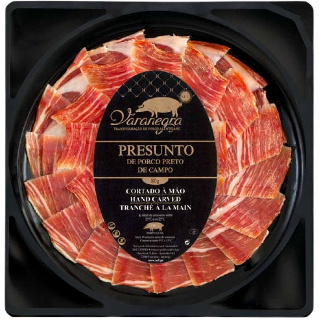 Presunto Varanegra  - Porco Preto - Fatiado à Mão -  60g - 255911