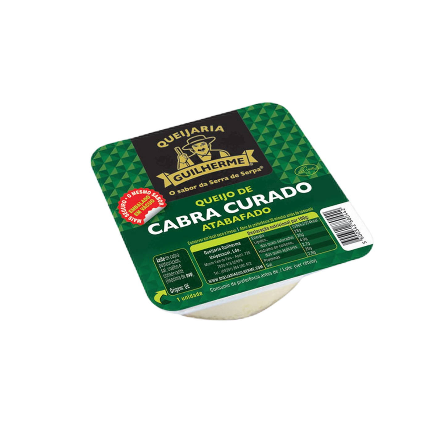 Queijo de Cabra Curado Atabafado Pequeno - 80gr