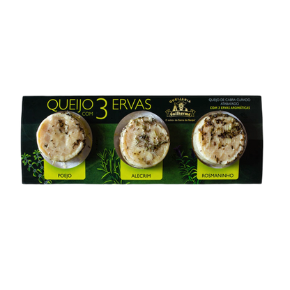Queijo de cabra curado com poejo, alecrim e rosmaninho, 150 g
