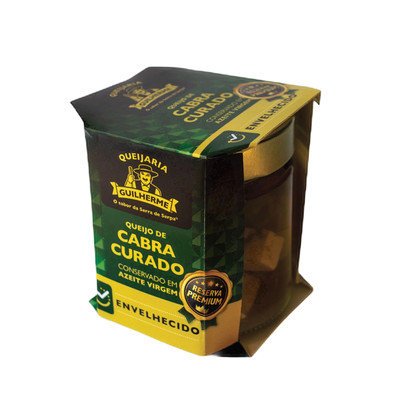 Queijo de cabra curado Reserva Premium conservado em azeite, 180 g