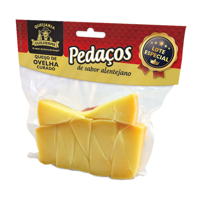 Queijo de ovelha curado em pedaços, embalagem de 180 g