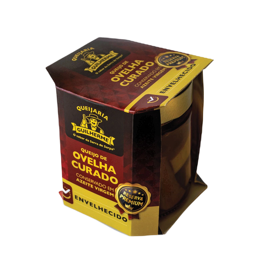 Queijo de Ovelha Curado - Reserva Premium - Conservado em Azeite - 180gr