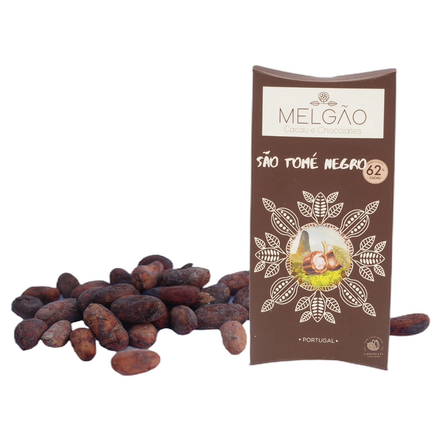 Tablete Chocolate Negro - São Tomé Negro - 62% - 100gr - MT00401