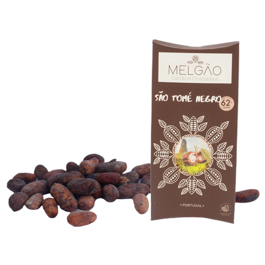 Tablete Chocolate Negro - São Tomé Negro - 62% - 100gr - MT00401