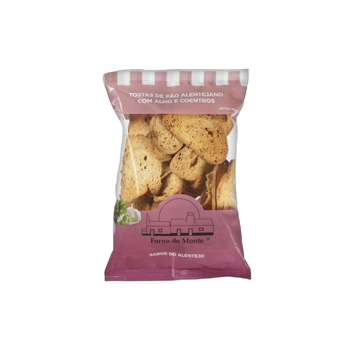 Alentejo Bread Toasts with Garlic and Coriander - Extra Thin